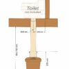 Villa Extend accessory kit diagram and measurements