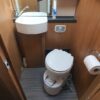 Air Head toilet installed in an Autotrail motor home