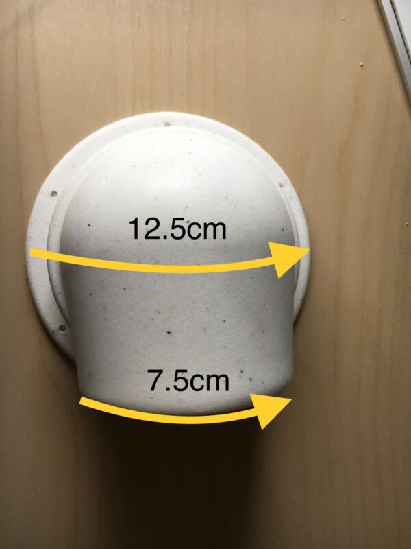 Air Head Right-Angled Fan Housing dimensions