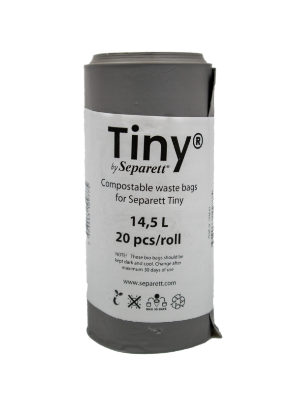 Roll of 20 compostable bags for Separett Tiny