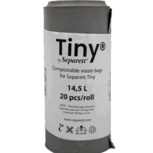 Roll of 20 compostable bags for Separett Tiny