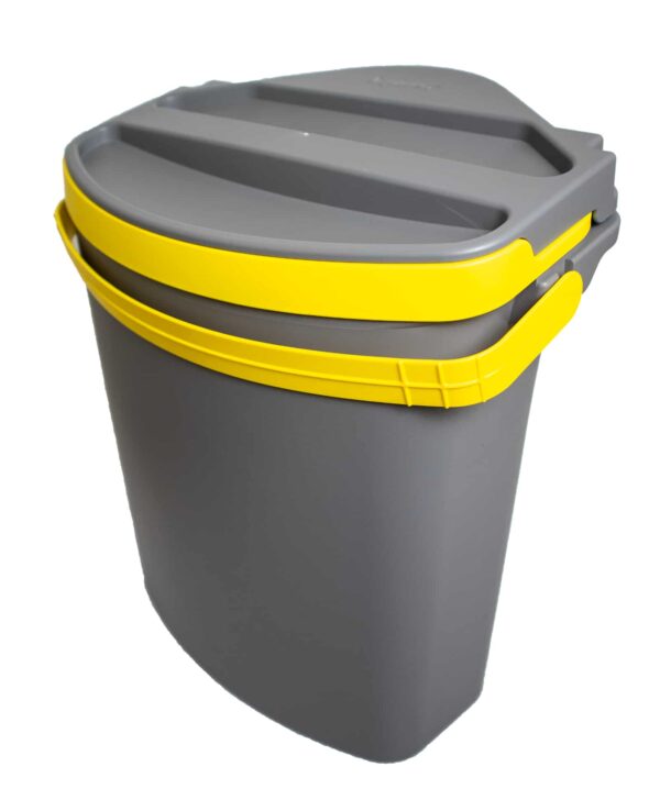 Solid waste container tiny