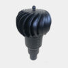 Black wind fan with white background