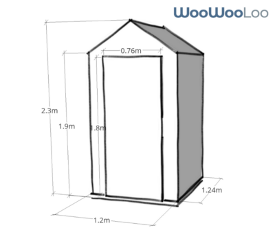 WooWoo Loo Dimensions