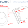 WooWoo GT LUX pedestal dimensions