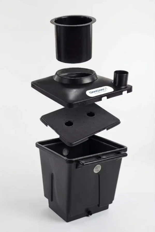 WooWoo GT composting toilet inner parts