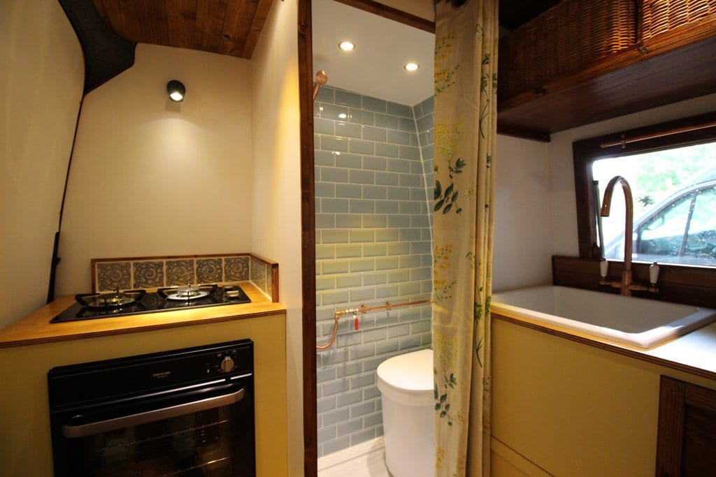 Kitchen and bathroom