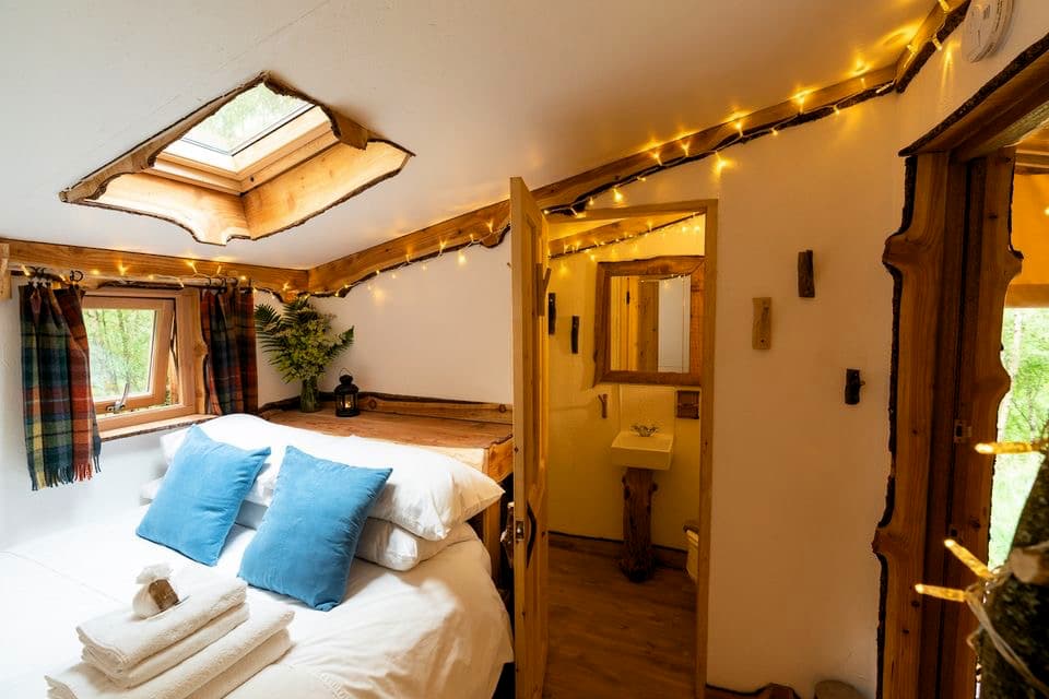 Bedroom within a Dreamcatcher Cabin
