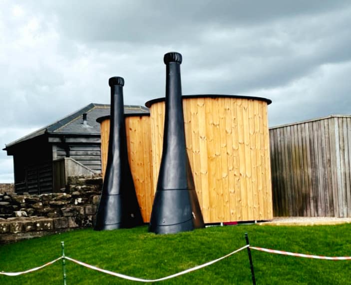 Kazuba KL2 toilets at Dunstanburgh Castle