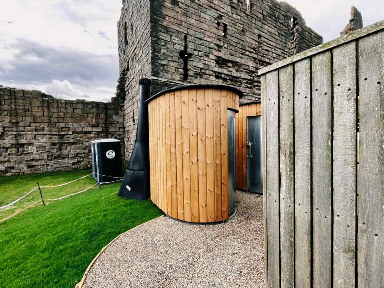 Kazuba KL2 toilets at Dunstanburgh Castle