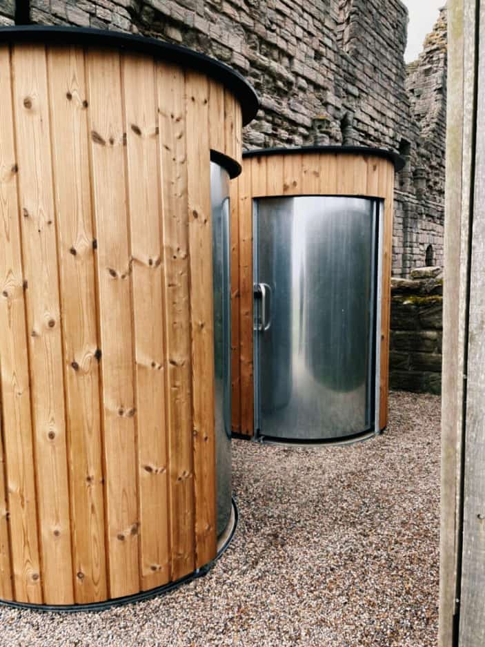 Kazuba KL2 toilets at Dunstanburgh Castle