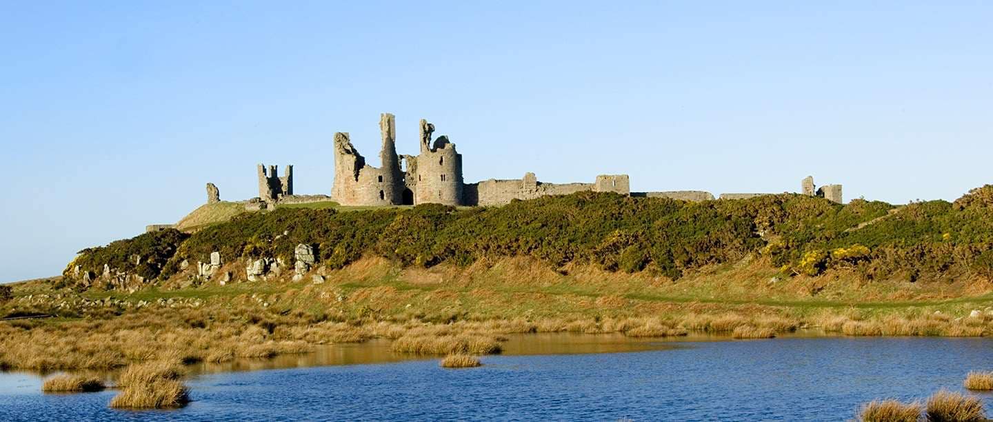 Dunstanburgh Castle - maintained by English Heritage.