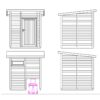 WooWoo GT Accessible Cabin elevation drawings