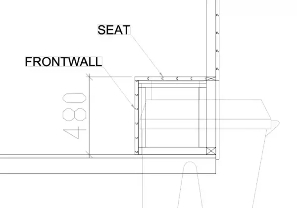 Seat height on WWL GT Accessible is 480mm