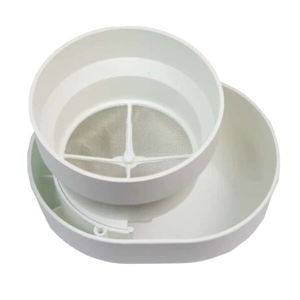 Separett vent cowl with insect mesh for 75mm vent pipe