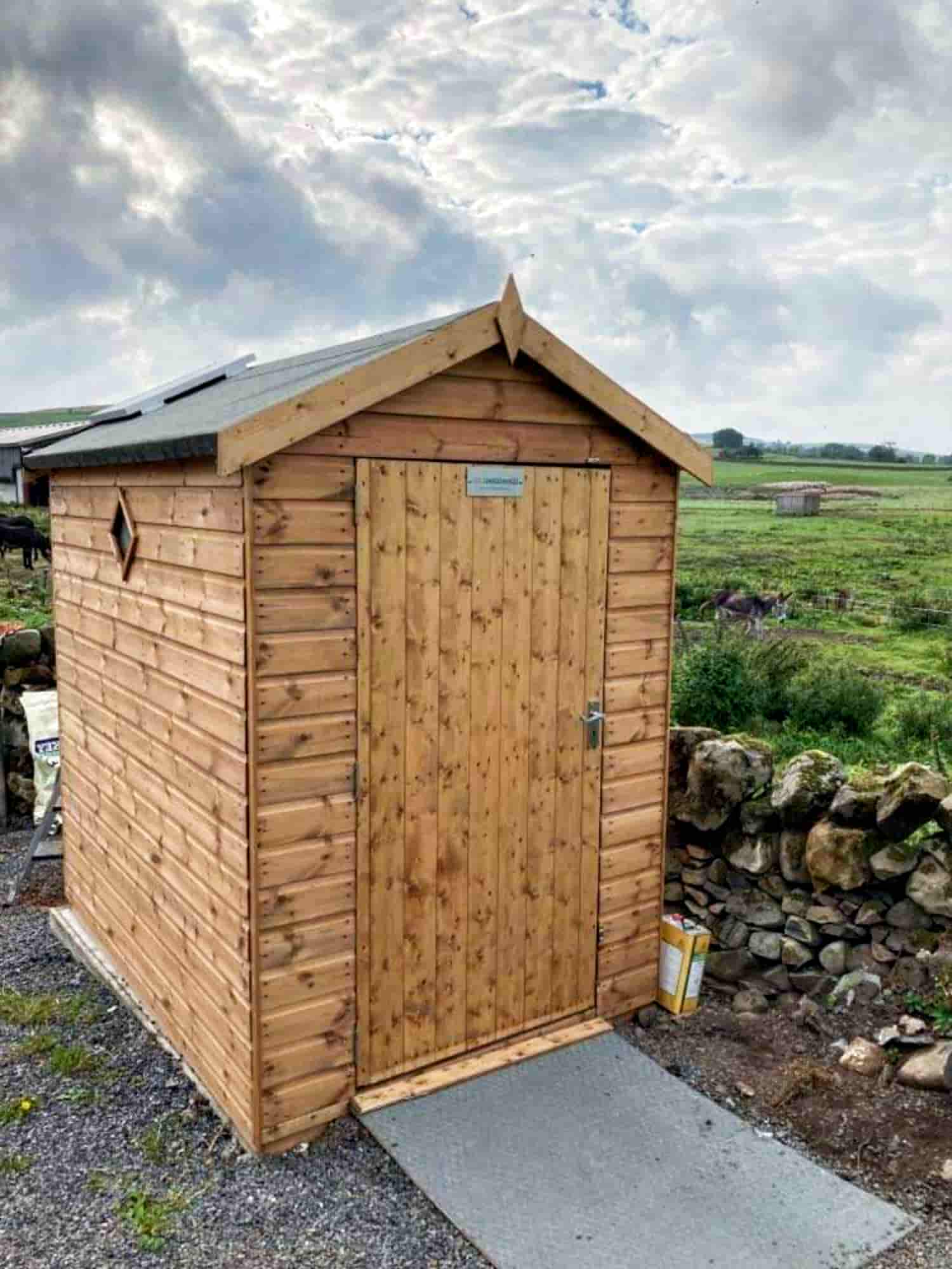 Exterior of the WooWoo Loo at Animals Supporting People