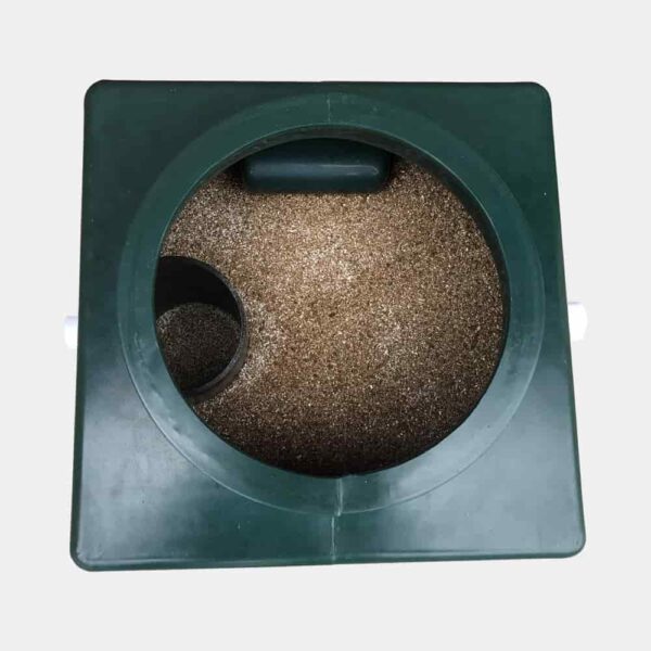 View inside the GeoTrap filter