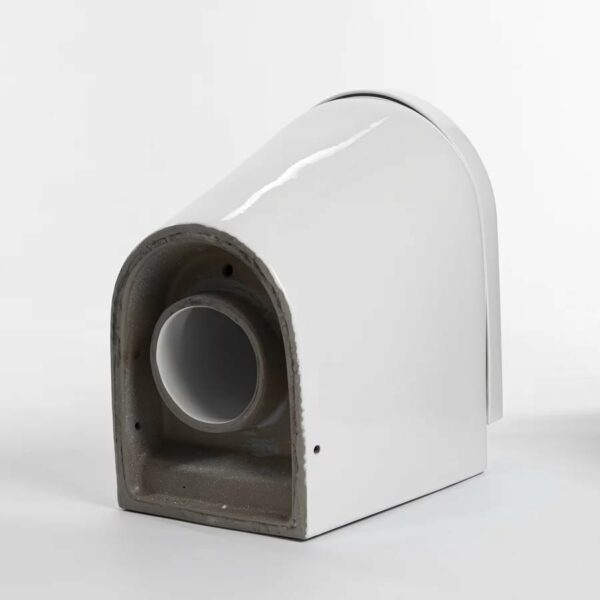 WooWoo GT Porcelain drop-through toilet pedestal - Image 9