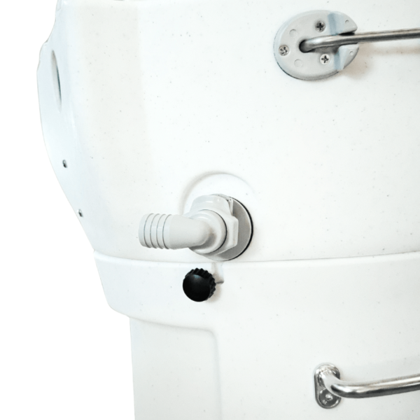 Air Head Tejo. Urine outlet detail