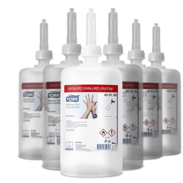 Alcohol Gel hand sanitiser - 6 pack