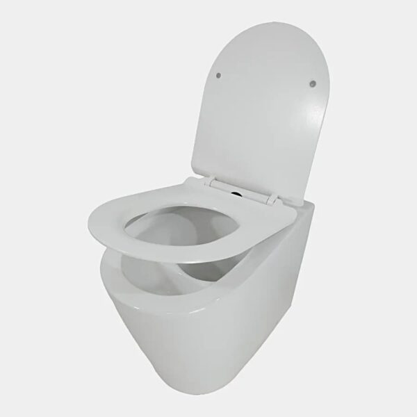Hanko. Urine diverting porcelain toilet pedestal