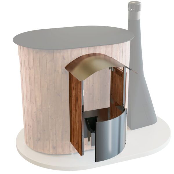 Kazuba Urinal Module for KL2 Accessible dry toilet