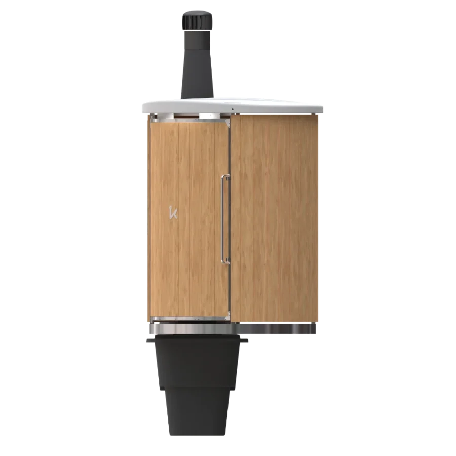 KL4 render with toilet system view from back