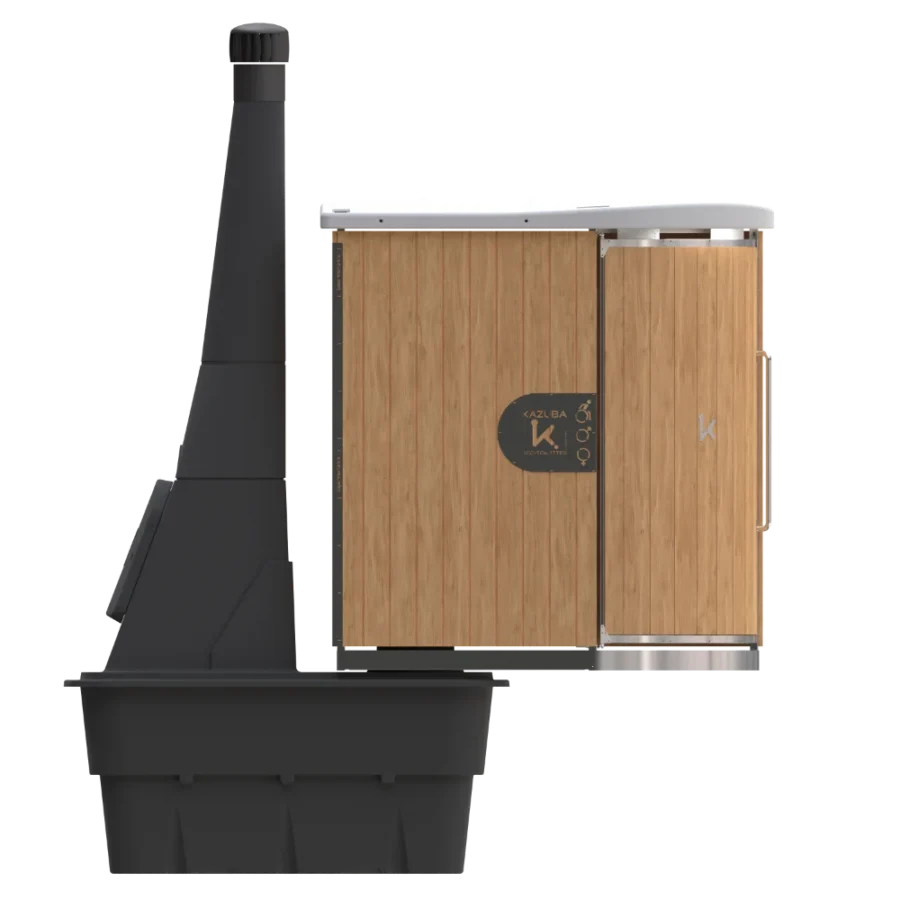 KL4 render with toilet system side view