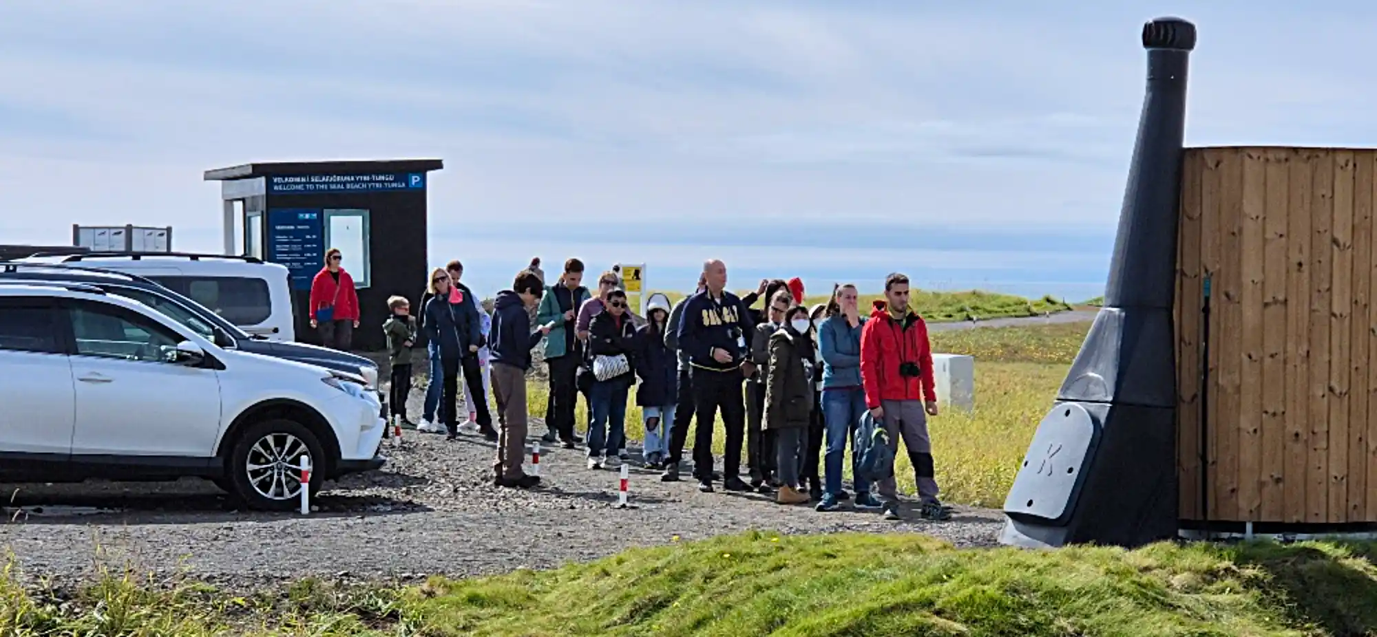Kazuba KL2 at Lukkutangi Seal Watching, Iceland. Supplied by WooWoo Waterless Toilets, UK.