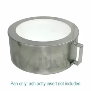 Ash pan for incinerating toilet